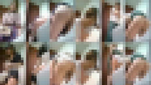 カフェで休憩中の美女を個室で サンプル画像2