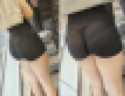 【フルHD】スパッツのパンツラインが浮き出てしまって　サンプル画像2