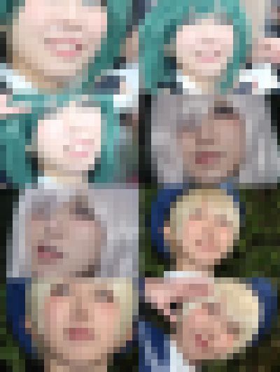 コスプレイヤーの顔面アップ096　サンプル画像1