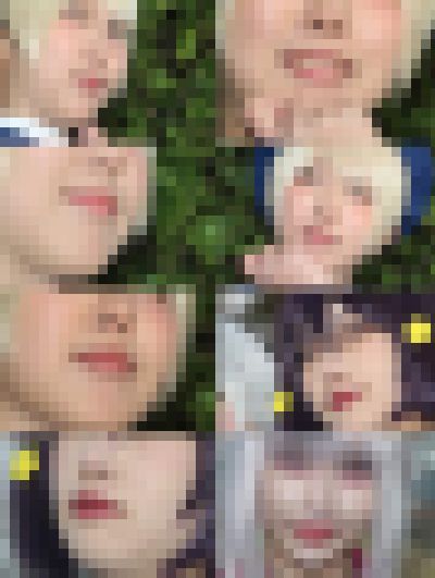 コスプレイヤーの顔面アップ099　サンプル画像1