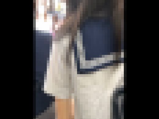 素人痴漢日記９０TRAIN目★青春日本代表・高身長セーラー服女子の生態　サンプル画像3
