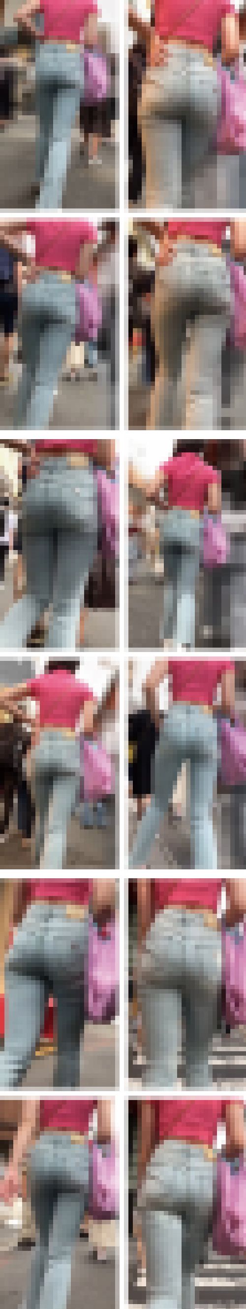 Fad11@GUESSフレアデニム『ゲスい！GUESS過ぎる！激クビレコークボトル丸出しパンティーライン！』　サンプル画像2