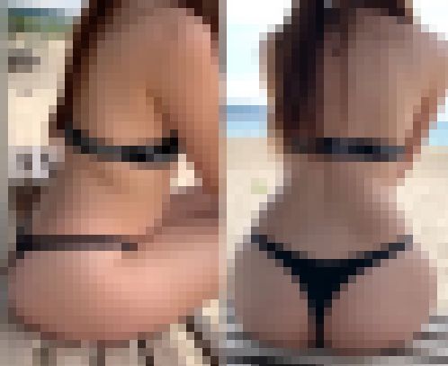 高画質 海水浴場のとんでもないＴバック６　サンプル画像1