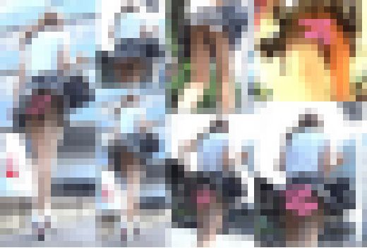 ◆◇通行人もびっくりな風チラを魅せつけるお姉さんを盗撮！◆◇　サンプル画像3