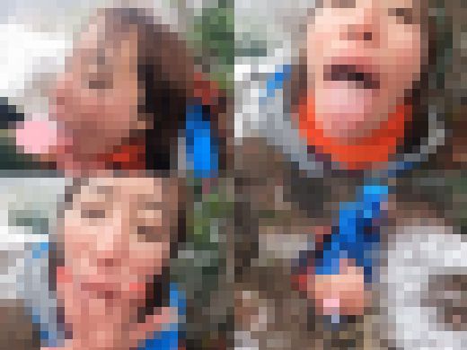 デカ尻美人のセフレに誘われ登山…雪の降る山という非現実シチュで青カン!温かい口マンコにホットザーメン注入しごっくんシてもらった サンプル画像3