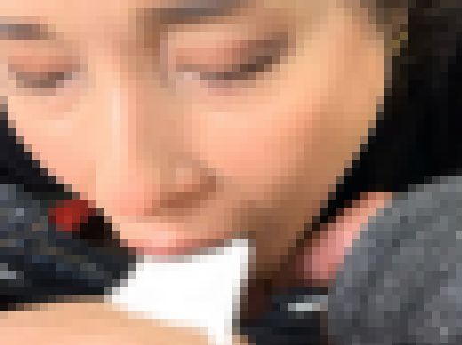 【美人人妻リエ】首輪して立ちイラマ責め。喉奥まで突きまくって口便器　サンプル画像3