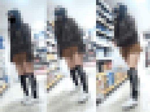 C学年ちゃんプリップリのお尻を逆さ撮り サンプル画像1
