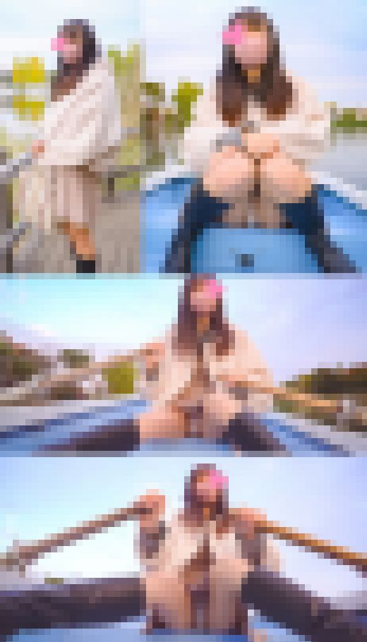 【シーズン1ファイナル】『ボートでデート』のニセTV番組企画でオトナ可愛いジャンスカ＆ブーツ素人モデルさんのパンチラ撮影！　サンプル画像1