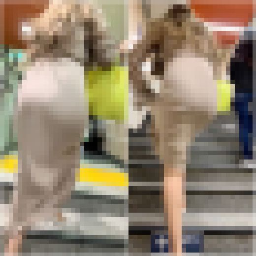 【ド迫力BODY】「巨体を揺らしながら会場へ急ぐ巻き髪モデル(1名)」　サンプル画像1