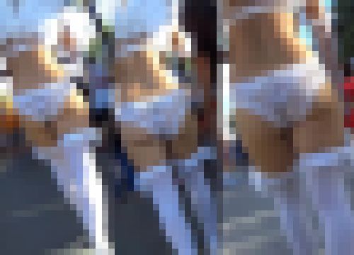 【フルHD】イベント帰りの透けパン・透け尻 サンプル画像1