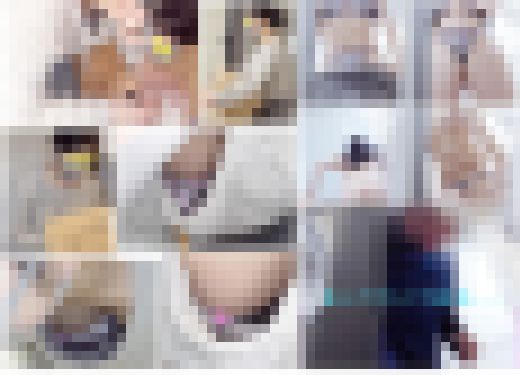 脱衣所全裸映像付き 擦り付けたいツヤツヤ美尻の激かわ若奥様 転倒ハプでパンティーおっぴろげ サンプル画像2