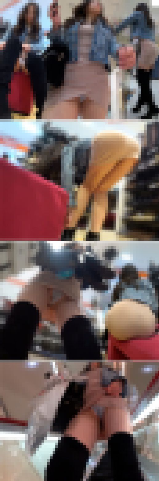 【超高画質】★股間に釘付け!極上美女が魅せるチラ見せの極意★絶対領域上部の食い込みデルタゾーンが激ヤバッ!! サンプル画像1