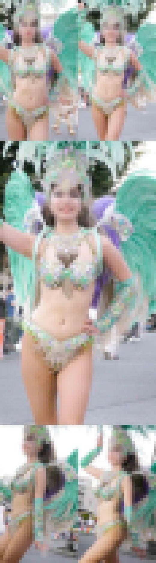 【4Kフェチ動画】美しすぎる色白長身のファッションモデル並みのS級美女のクールミントなセクシーサンバダンス サンプル画像2
