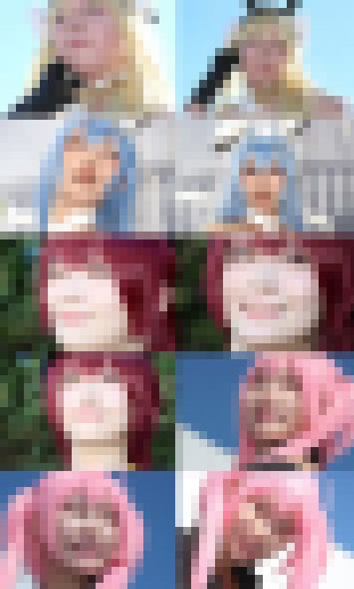 コスプレイヤーの顔面アップ172　サンプル画像2