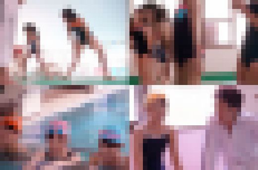 夏休みの水泳教室で女子学生達に指導と称し鬼畜講師達が卑猥な行為をやりたい放題　サンプル画像1
