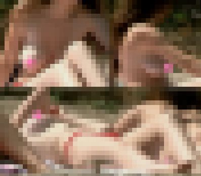 【2本セット品】海水浴場で突然ブラを外して SET9 乳揺れ巨乳 サンプル画像3