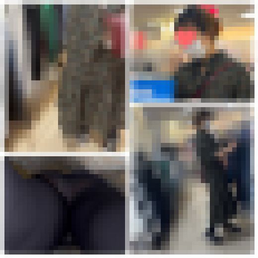 【逆さ撮り4人収録】抜きたくなったらオカズは現地調達、買い物中のお姉さんのスカートにぶっこむ! サンプル画像1