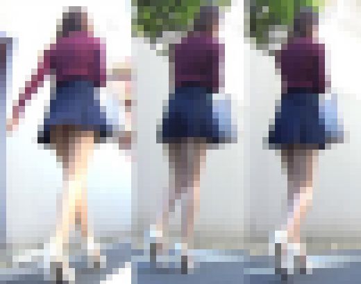 ◆◇極短ミニスカでTバックパンチラしまっくてるお姉さん…もしかして誘惑してる？◆◇　サンプル画像1
