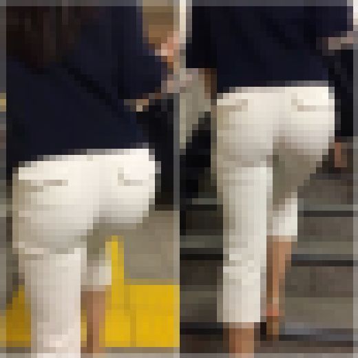 「絶世の美人妻！お見事なピチピチ白パンツ」　サンプル画像1