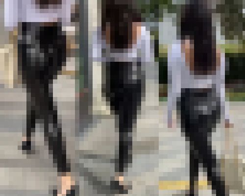 【高画質】爆乳！巨乳とレザーパンツの巨尻　サンプル画像2