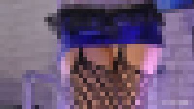 【正面観察】タイトミニ＆レース素材ハイレグTバック　サンプル画像1