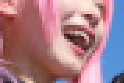 コスプレイヤーの顔面アップ180　サンプル画像1