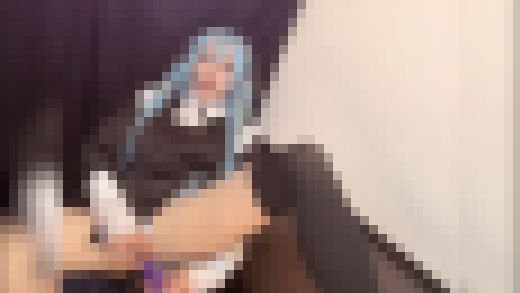 【個撮】シリコンヒップを付けた男の娘がアナルにバイブを突っ込む動画　サンプル画像3