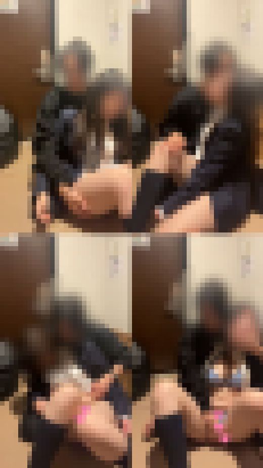 【※臨場感MAXスマホ撮影※カメラロールに保存していた★Gカップ18歳J◯のハメ撮り動画★】学校終わりのブレザー姿の18歳J◯が　サンプル画像1