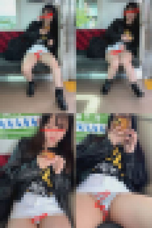 （顔モ無し）ミニスカで色々はみ出ちゃってるJDちゃん☆　サンプル画像2