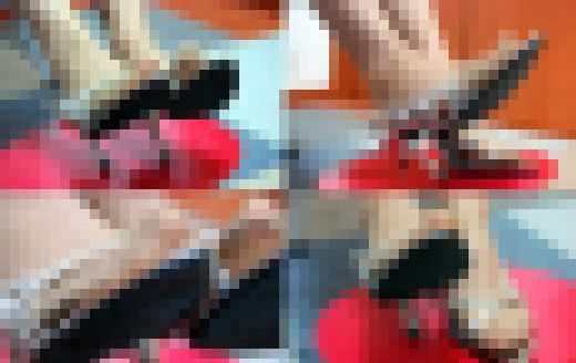 え、生ゴミですか！？ブーツも悲鳴を上げる卒倒臭！臭すぎるつま先編・3【個撮】　サンプル画像1