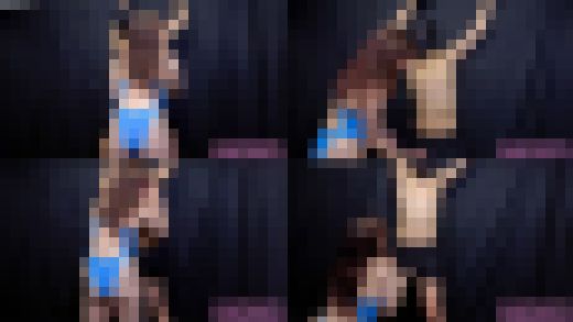 【F/M】競泳水着のセクシーお姉さんによる、おしおきくすぐり責め！立ち拘束編【ウルトラハード】【七碧のあ】　サンプル画像1