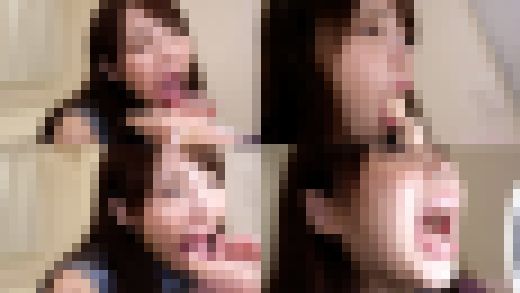 プレミアム版付き！七碧のあのマニアックな口内観察・口内フェチプレイ！【口内フェチ】【丸吞み】　サンプル画像1