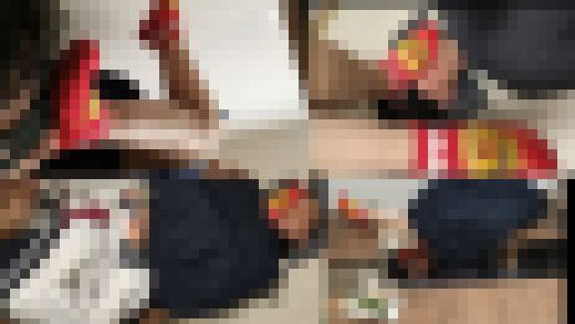 渚ちゃんの私物ソックスで踏まれた顔面床男　VOL２最終章　サンプル画像1