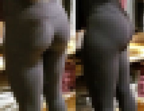 【フルHD】使い込んだレギンスの桃尻　サンプル画像2