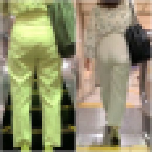 【なんというフィット感！】「ヒップの輪郭にPラインが丸わかりOL(1名)」　サンプル画像1