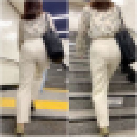 【なんというフィット感！】「ヒップの輪郭にPラインが丸わかりOL(1名)」　サンプル画像2