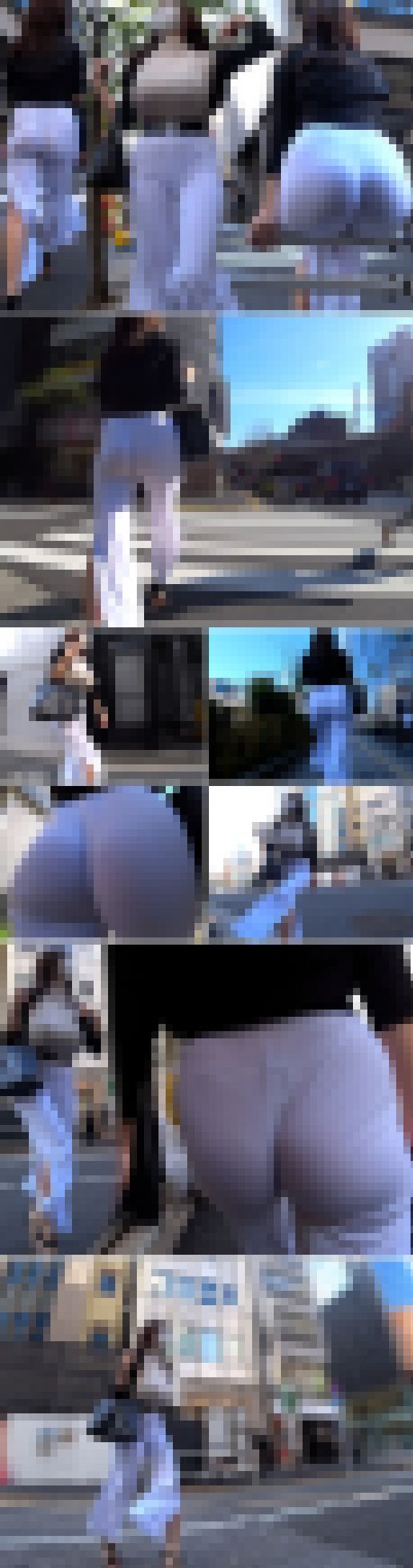 【超高画質】清楚系美女のムッチリBODY♪ムニュっと柔らか肢体が露わなモノトーンコーデが堪らんです。。　サンプル画像1