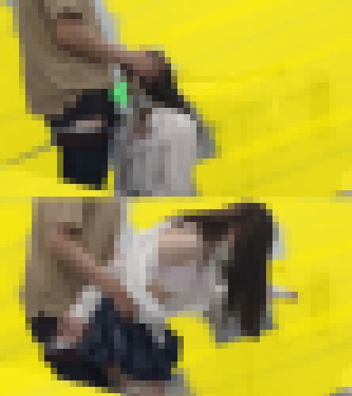 【再販セール2/29迄】色白美肌のけしからんJ○が電車内で潮吹き!トイレでされるがままにフェラ&バック生ハメ+中出し! サンプル画像3