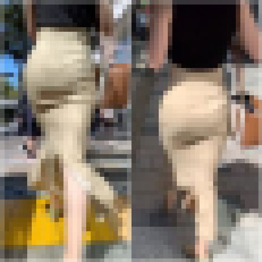 「インパクト抜群!美巨尻で歩きにくそうな程ピチピチなマーメイドスカート美女」 サンプル画像3