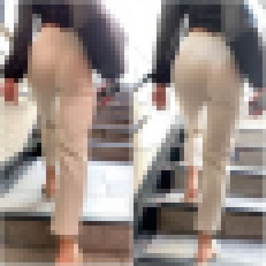 【ムッチリ美脚！】「Tラインとプリ尻を透けさせ出勤する美人OL(1名)」　サンプル画像2
