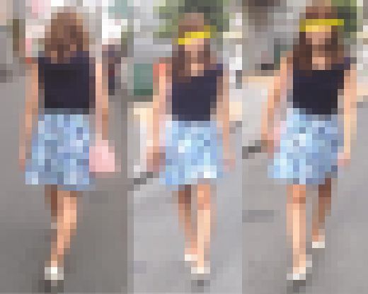綺麗なお姉さんのTバックを逆さ撮り　サンプル画像1