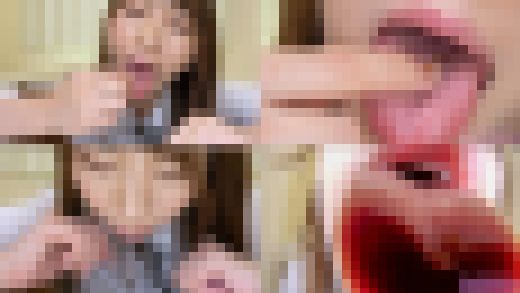 【巨大娘】巨大美女ASMR　強〇射精させられ丸呑みされる小人【宝田もなみ】【丸呑み】　サンプル画像1