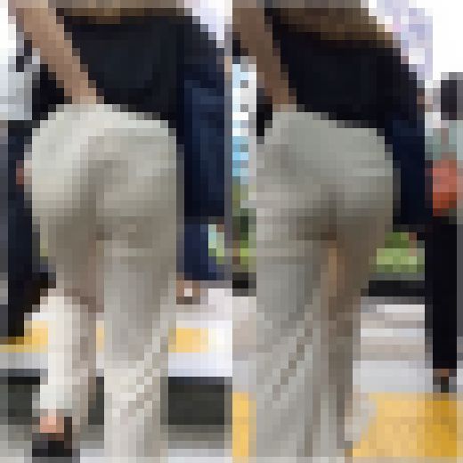 【そんな事を…!】「Pライン透けまくりの極薄生地のニットパンツモデル(1名)」 サンプル画像3