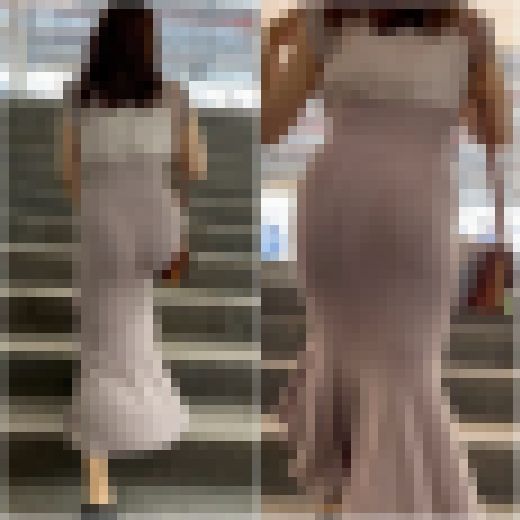 【モッコリと豊満に膨ら美尻!】「マーメイドスカート姿のお嬢様風モデル(1名)」 サンプル画像2