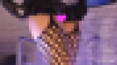 【正面観察】個人撮影 フリフリマイクロミニ＆アミアミTバック　サンプル画像3