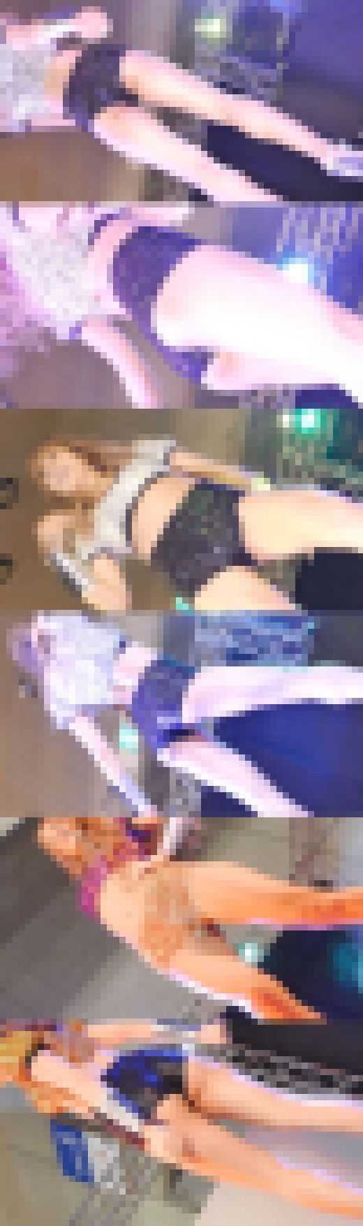 超高画質HFD動画 セクシーダンサーチームのプリケツ股間をローアングルからばっちり サンプル画像3