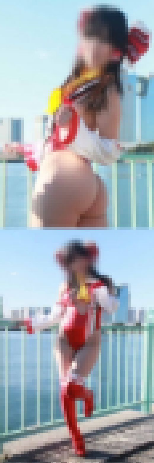 【写真】甘えん坊ルックスのお姉さんがお尻丸出しのTバックでムチムチハイレグレオタード　高画質166枚！　サンプル画像3