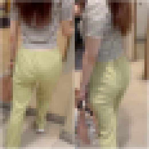 【ハミ出しお肉が堪らない!】「透け過ぎVラインの美巨尻OL(1名)」 サンプル画像2