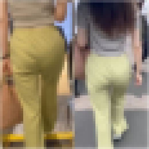 【ハミ出しお肉が堪らない!】「透け過ぎVラインの美巨尻OL(1名)」 サンプル画像3