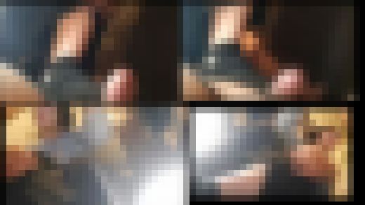 翼ちゃんのネットカフェで机の下で密かに足コキ、ソックス編 (初めだけ靴コキ) サンプル画像2